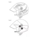 FONE OUVIDO CAPACETE MOTO sem Fio Bluetooth Hi-Fi Viva voz Gps Musicas
