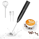 PRETA - (Premium) Mini Batedor Mixer Elétrico Portátil Bivolt | AJ-I22