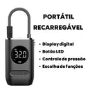 Mini Calibrador Compressor Elétrico Digital Portátil Pneu Carro Bike Bivolt | AJ-S03